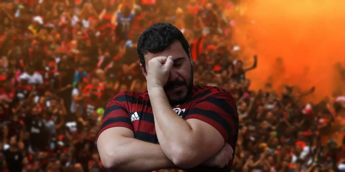 Atleta não fez um bom primeiro tempo e foi criticado pela torcida