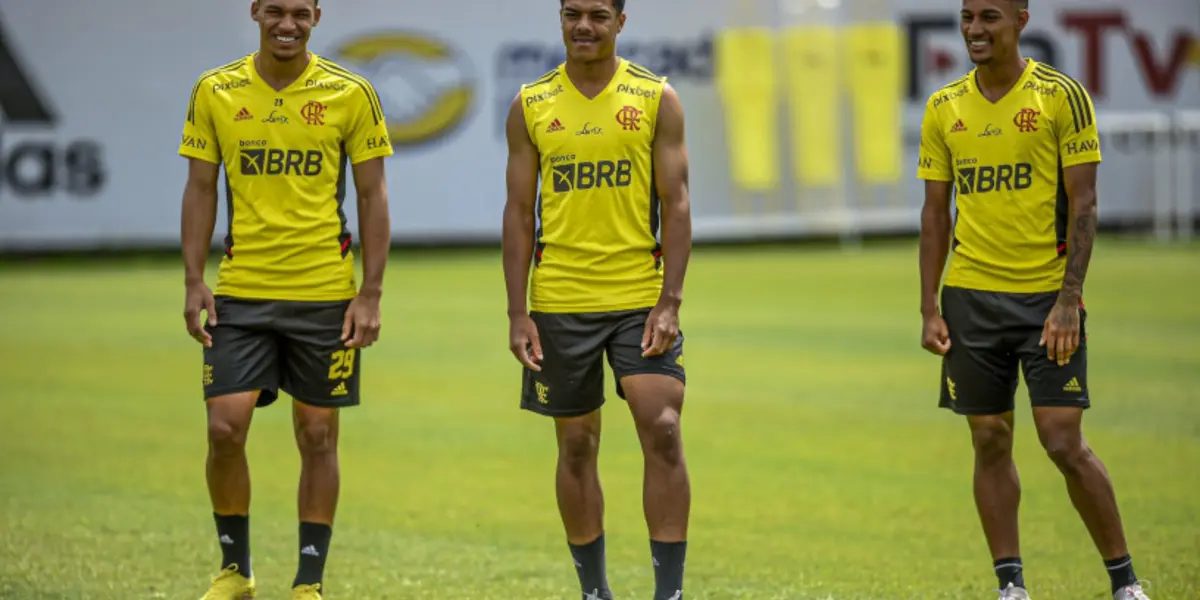 Crias da base do FLamengo