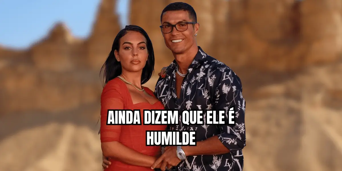 Cristiano Ronaldo e Georgina Rodríguez prestigiaram a luta de Tyson Fury e Francis Ngannou em Riade