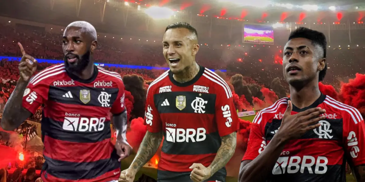 Gerson, Everton Cebolinha e Bruno Henrique