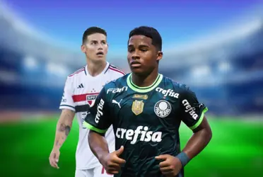 James Rodríguez ostenta um salário milionário, enquanto Endrick está construindo sua carreira