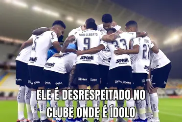 Jogador tem futuro incerto desde que o clube teve nova comissão técnica