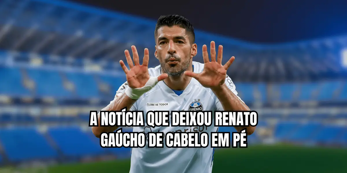 Luisito Suárez veste a camisa número 9 no Tricolor Gaúcho