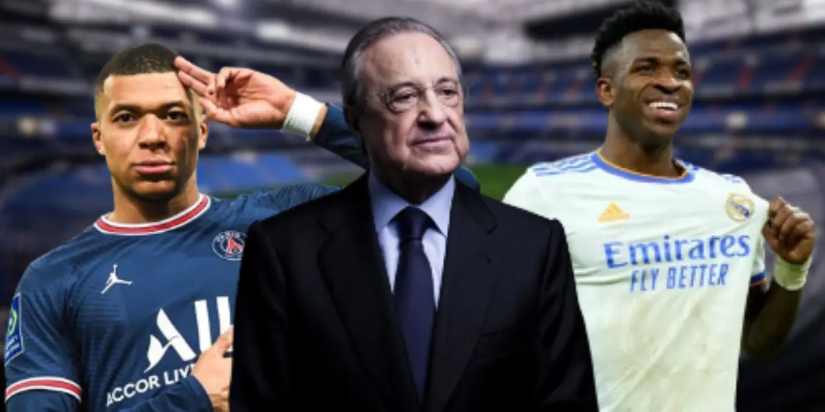 Mbappé, Florentino e Vini Jr