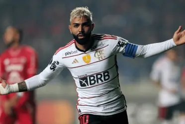 O camisa 10 abriu o placar para o Flamengo e garante vitória parcial