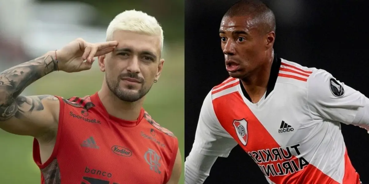 O Flamengo mostrou interesse em meia uruguaio do River Plate