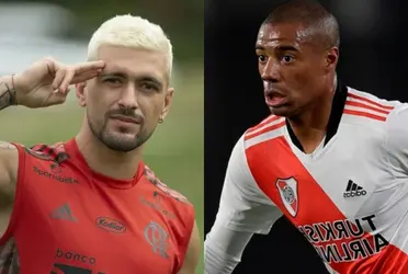 O Flamengo mostrou interesse em meia uruguaio do River Plate