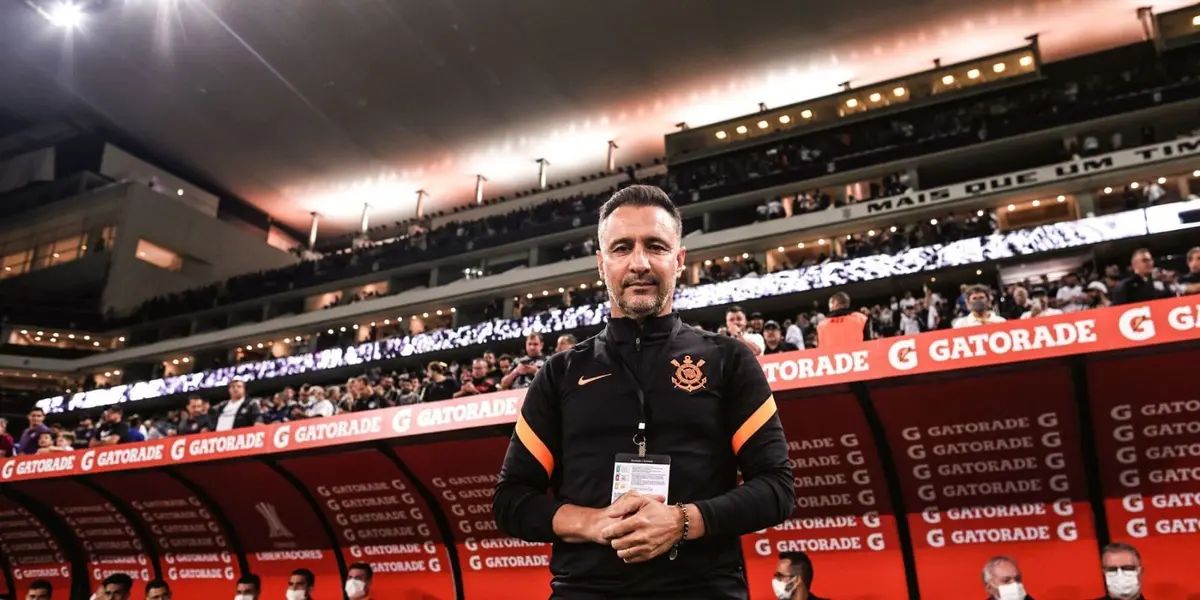 O técnico português Vitor Pereira falou sobre o Corinthians em uma entrevista