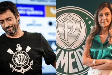 Presidente do Verdão concedeu entrevista coletiva e cutucou o rival