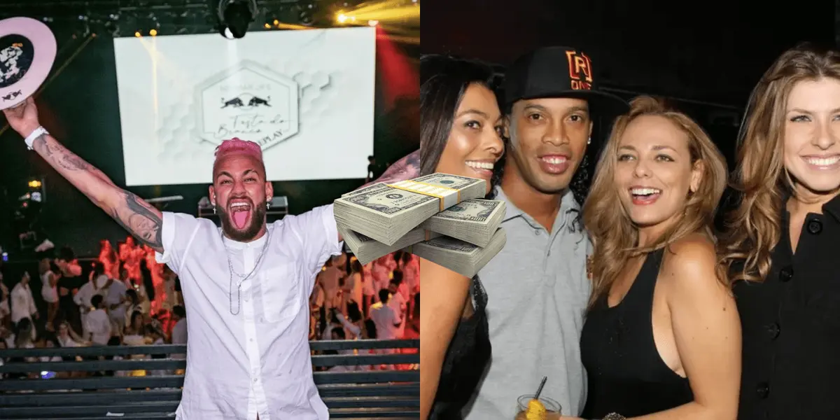 Ronaldinho ganhou fama por conta de seu futebol e de muitas festas históricas