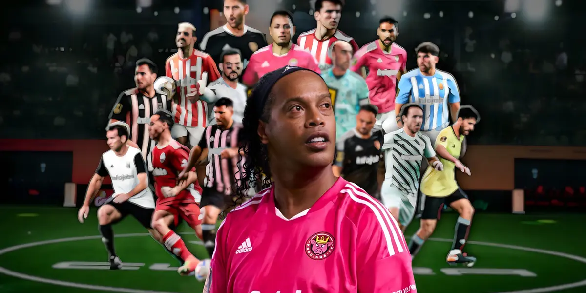 Ronaldinho Gaúcho foi figura e grande atração na Kings League