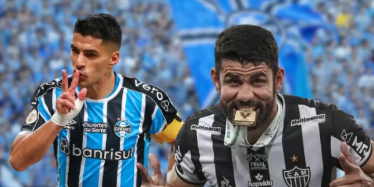 Suárez e Diego Costa